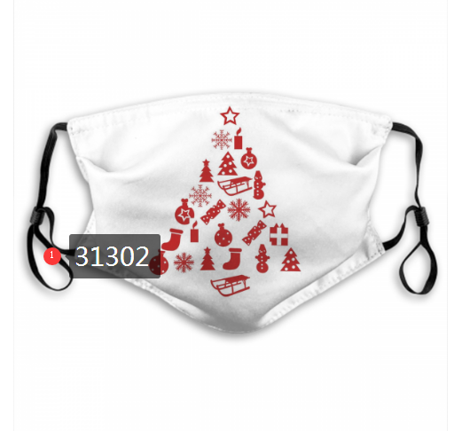 2020 Merry Christmas Dust mask with filter 121-0